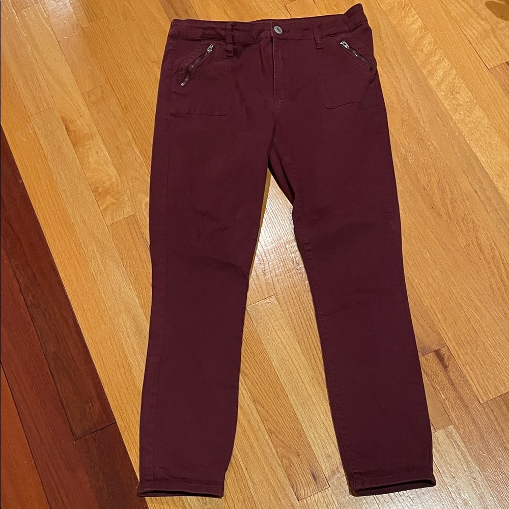 STS Blue Women's Dark Red Skinny Jeans